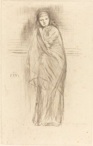 Pihenő modell, 1870. alkotó: James Abbott McNeill Whistler