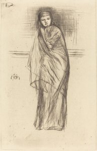 Pihenő modell, 1870. alkotó: James Abbott McNeill Whistler