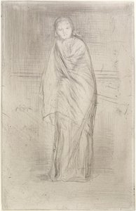 Pihenő modell, 1870 alkotó: James Abbott McNeill Whistler