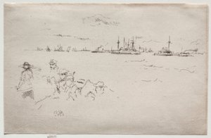 A monitorok. alkotó: James Abbott McNeill Whistler