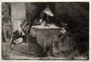 A Zeneterem. alkotó: James Abbott McNeill Whistler