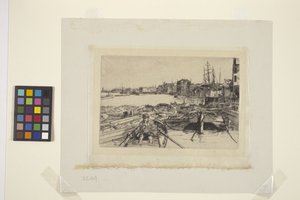 A medence (rézkarc) alkotó: James Abbott McNeill Whistler