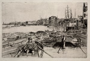 A medence, 1859. alkotó: James Abbott McNeill Whistler