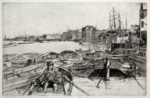 A medence, 1859. alkotó: James Abbott McNeill Whistler
