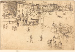 A Riva, 1880. II. sz. alkotó: James Abbott McNeill Whistler