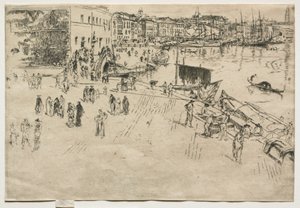 A Riva, 1880. 1. sz. alkotó: James Abbott McNeill Whistler