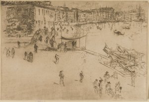 A Riva, 2. szám, 1879-1880. alkotó: James Abbott McNeill Whistler
