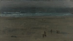 A tenger és homok, 1884. alkotó: James Abbott McNeill Whistler