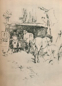 A Smiths Yard, 1895 alkotó: James Abbott McNeill Whistler