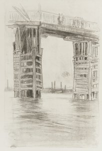 The Tall Bridge, 1878 (litotint papíron) alkotó: James Abbott McNeill Whistler