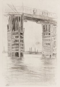 A magas híd, 1878. alkotó: James Abbott McNeill Whistler