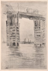 A magas híd, 1878. alkotó: James Abbott McNeill Whistler