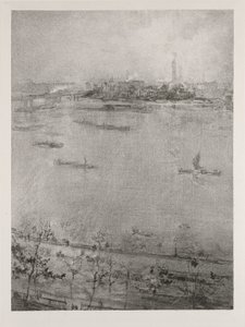 Temze, 1896 alkotó: James Abbott McNeill Whistler