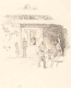 A gumiabroncskovács, 1890. alkotó: James Abbott McNeill Whistler