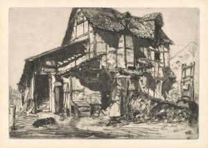 A nem biztonságos bérház, 1858. alkotó: James Abbott McNeill Whistler