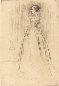A bársonyruha, 1873. alkotó: James Abbott McNeill Whistler