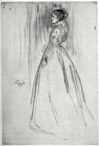 A bársonyruha, 1873-1904. alkotó: James Abbott McNeill Whistler