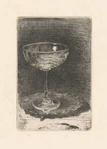 A borospohár, 1859. alkotó: James Abbott McNeill Whistler