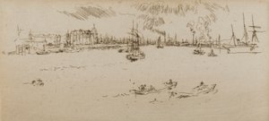 Tilbury, 1887. alkotó: James Abbott McNeill Whistler