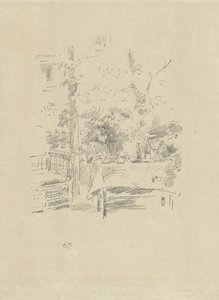 Fej-fej mellett a kertben alkotó: James Abbott McNeill Whistler