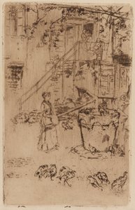 Pulykák, 1879-1880. alkotó: James Abbott McNeill Whistler