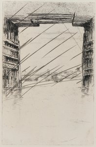 Az Old Battersea híd alatt, 1879. alkotó: James Abbott McNeill Whistler