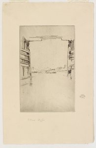 Az Old Battersea híd alatt, 1879. alkotó: James Abbott McNeill Whistler