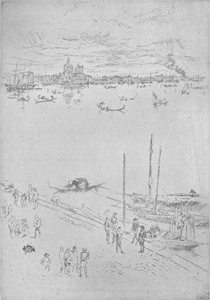 Egyenes Velence, 1880, 1904 alkotó: James Abbott McNeill Whistler