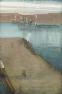 Valparaiso kikötője alkotó: James Abbott McNeill Whistler