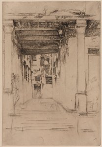 Velencei udvar, 1879-1880. alkotó: James Abbott McNeill Whistler
