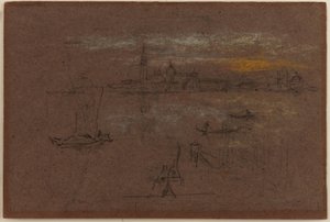 Velence, 1880. alkotó: James Abbott McNeill Whistler