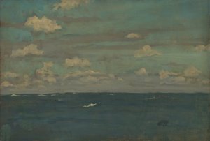 Ibolya és ezüst – A mélytenger, 1893. alkotó: James Abbott McNeill Whistler