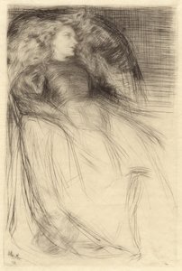 Fáradt, 1863. alkotó: James Abbott McNeill Whistler