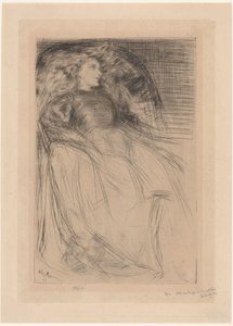 Fáradt, 1863. alkotó: James Abbott McNeill Whistler