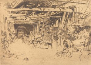 Kerékgyártó, 18791880. alkotó: James Abbott McNeill Whistler