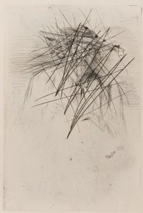 Whistler kalappal, 1859. alkotó: James Abbott McNeill Whistler