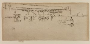 Vadnyugat: Indiánok, 1887. alkotó: James Abbott McNeill Whistler