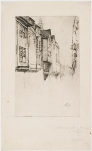 Great Street, London, 1877. alkotó: James Abbott McNeill Whistler