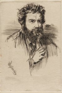 Z. Astruc, a „The Artist” szerkesztője, 1859. alkotó: James Abbott McNeill Whistler
