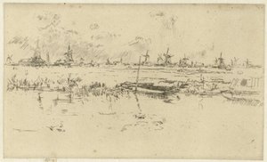 Zaandam alkotó: James Abbott McNeill Whistler