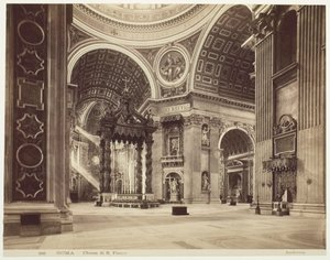 Szent Péter-templom, Róma, Róma, San Pietro templom, kb. 1870.