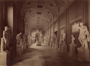 Szoborcsarnok, 1850-60-as évek.