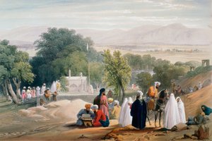 Babur császár sírja, Kabul, első angol-afgán háború 1838-1842