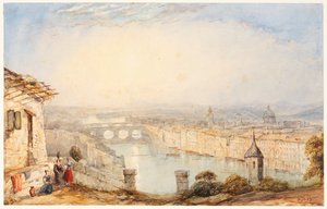View of Florence alkotó: James Baker Pyne