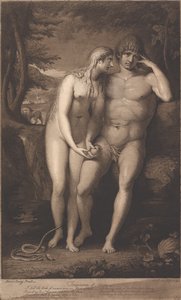 Ádám megkísértése alkotó: James Barry