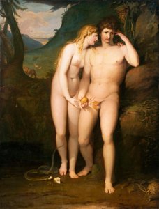 Ádám megkísértése alkotó: James Barry