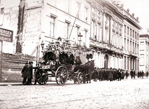 Lóvontatású halottaskocsi, Antwerpen, 1898