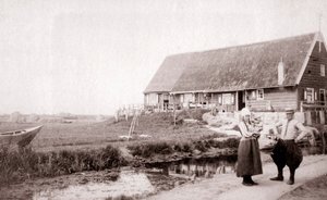 Marken-sziget lakói, Hollandia, 1898. alkotó: James Batkin