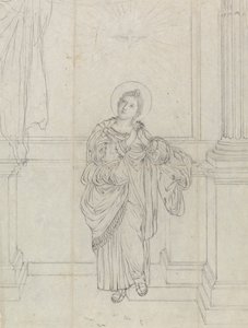 Szent Ágnes (Domenichino nyomán)