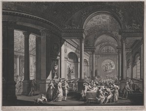Fete Champetre, 1774. június 9. (A vacsora szoba belsejében)